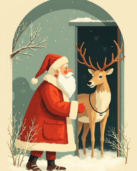 Christmas e-card design
