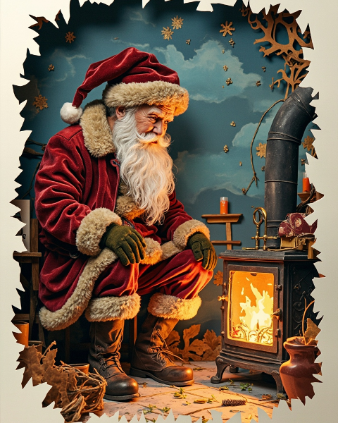 Christmas e-card design