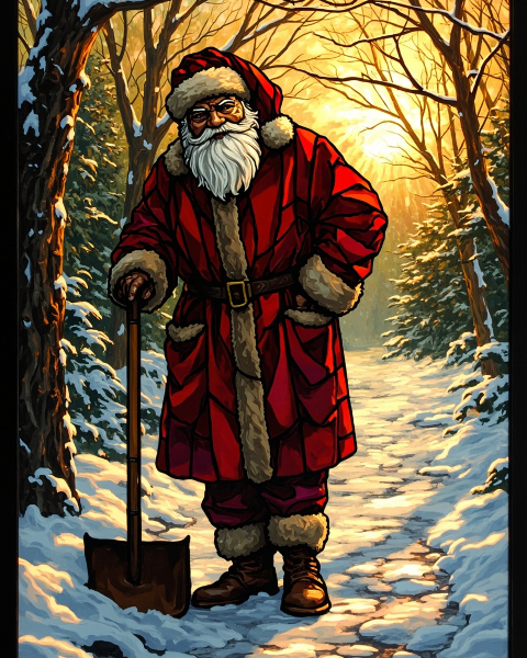 Christmas e-card design