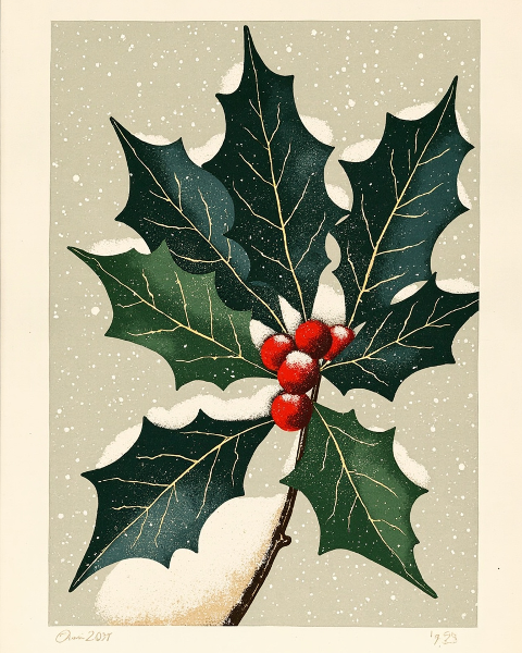 Christmas e-card design