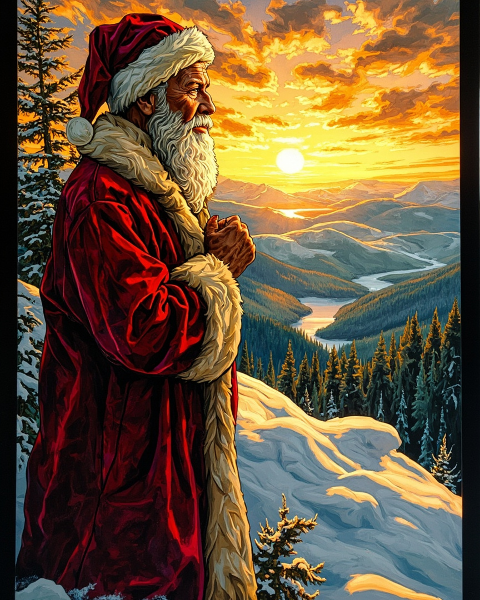 Christmas e-card design