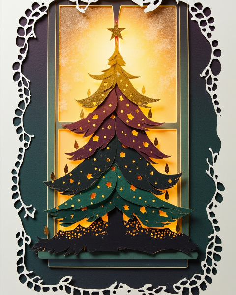 Christmas e-card design
