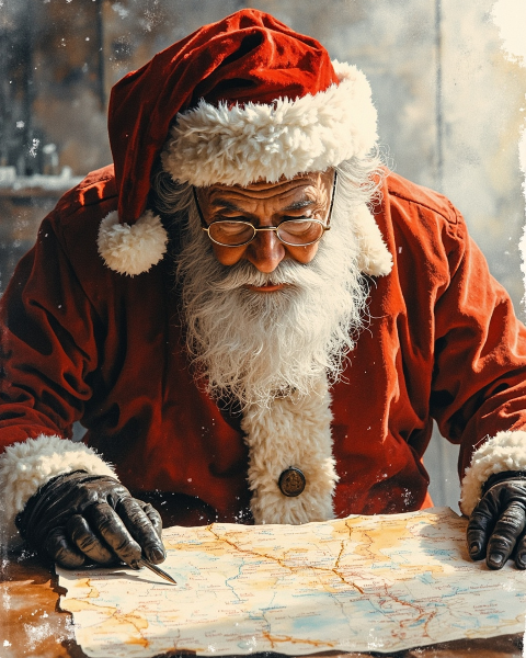 Christmas e-card design