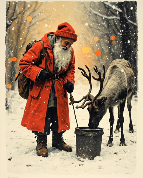 Christmas e-card design