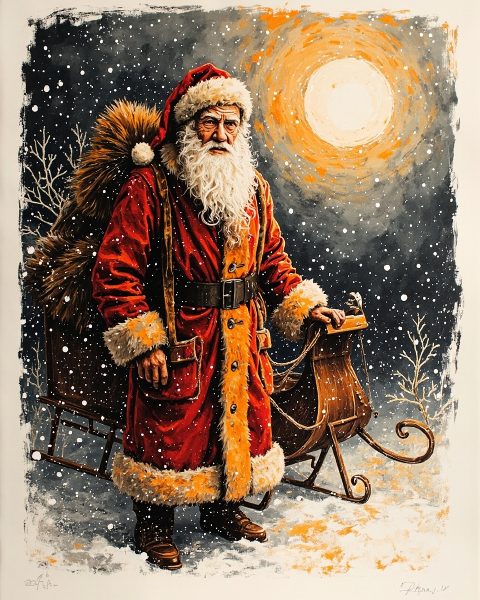 Christmas e-card design