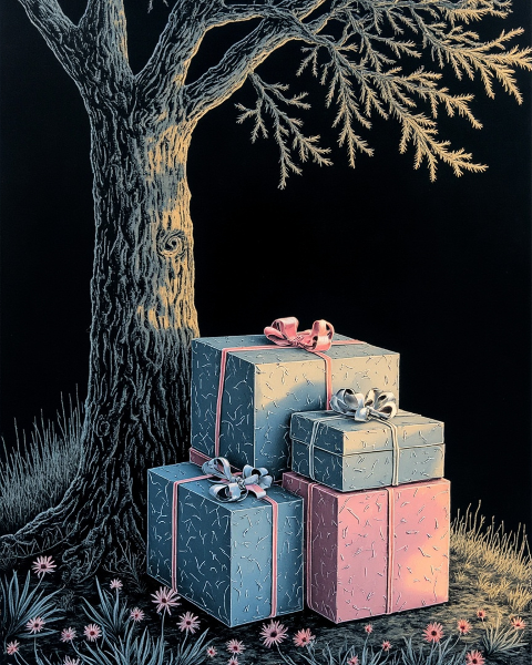 Christmas e-card design