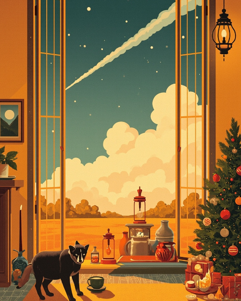 Christmas e-card design