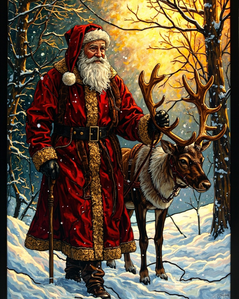 Christmas e-card design