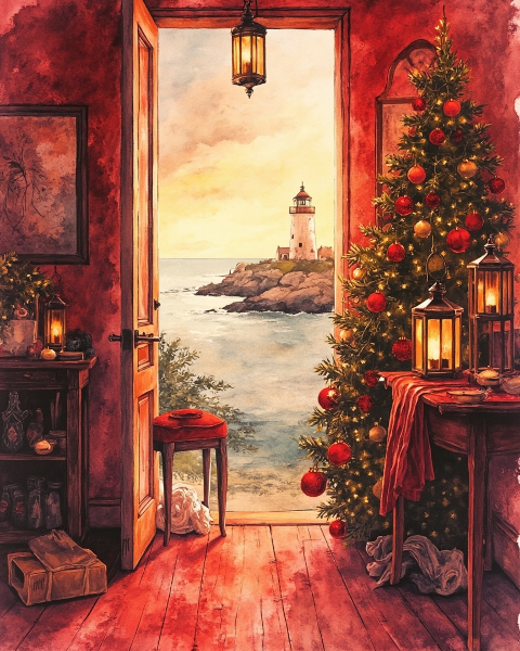 Christmas e-card design