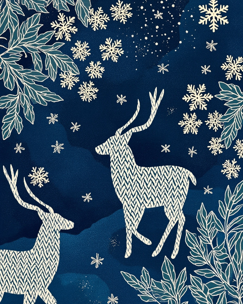 Christmas e-card design