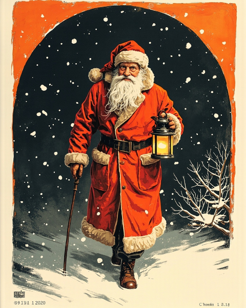 Christmas e-card design