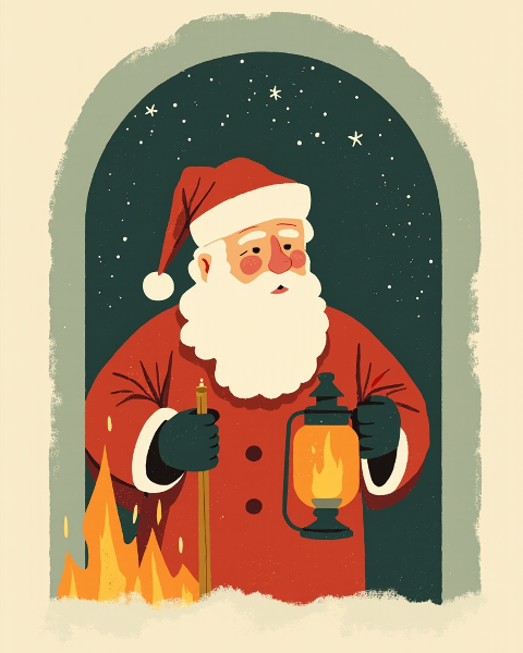 Christmas e-card design