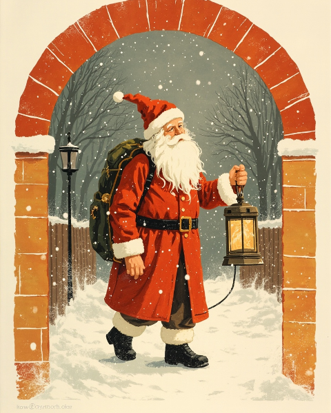 Christmas e-card design