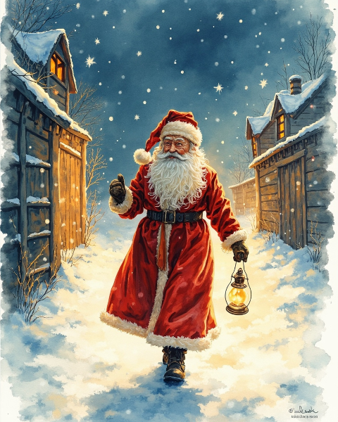 Christmas e-card design