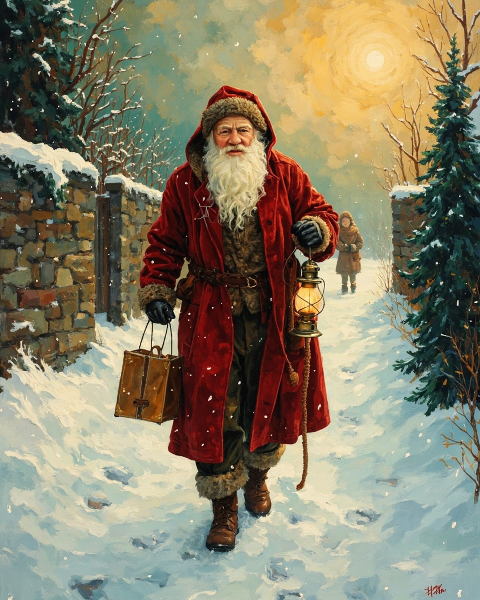 Christmas e-card design