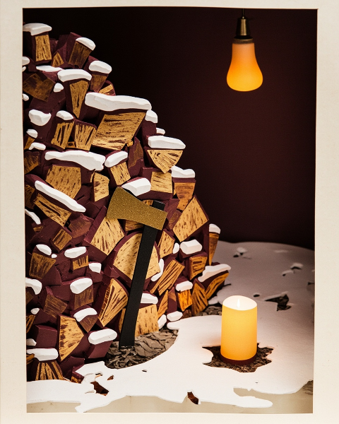 Christmas e-card design