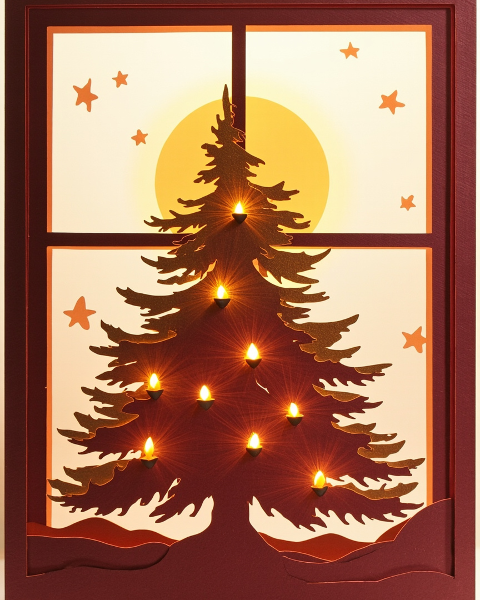 Christmas e-card design