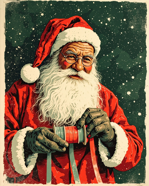 Christmas e-card design