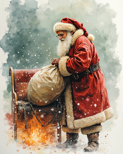 Christmas e-card design