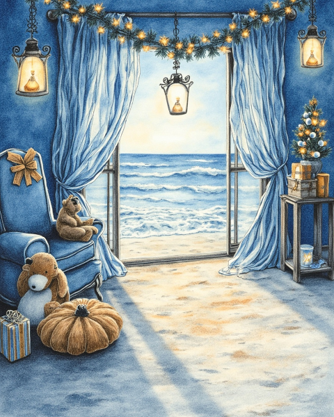 Christmas e-card design