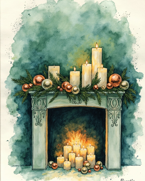 Christmas e-card design