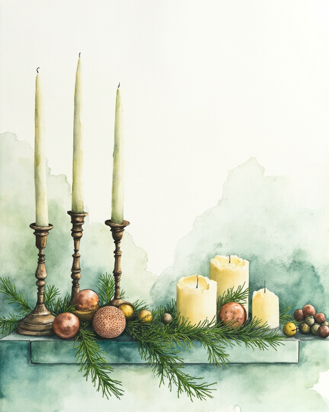 Christmas e-card design
