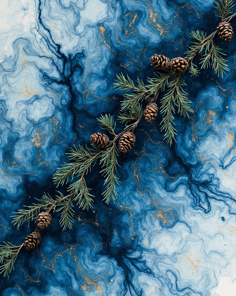 Christmas e-card design