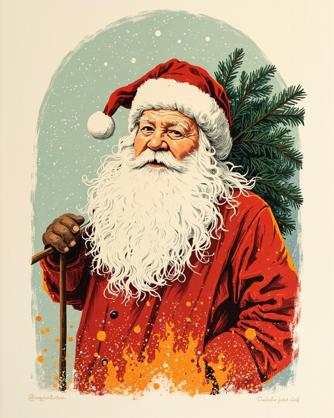 Christmas e-card design