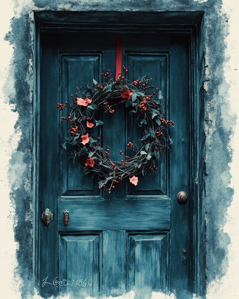 Christmas e-card design