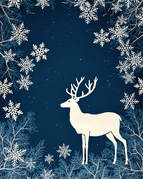 Christmas e-card design