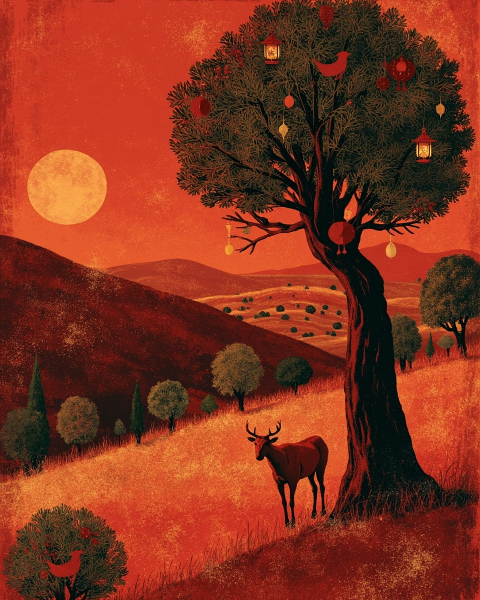 Christmas e-card design