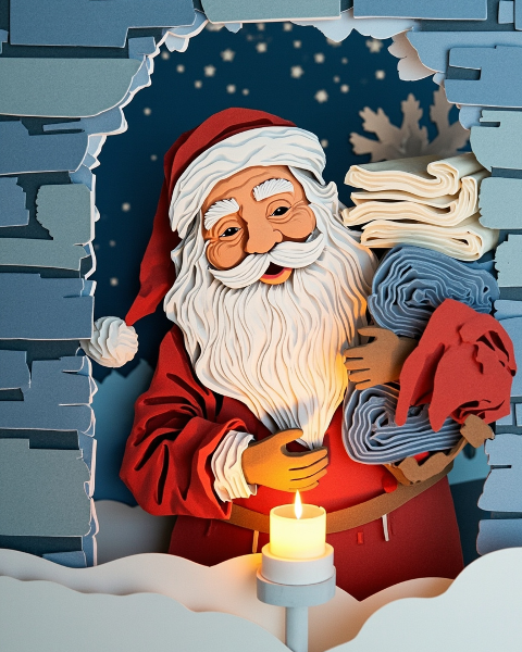 Christmas e-card design