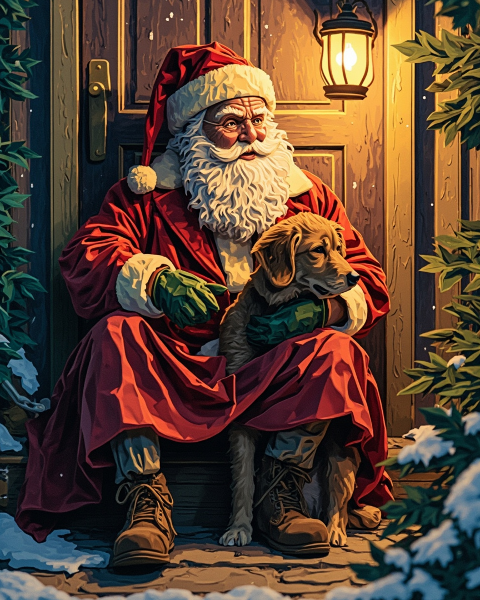 Christmas e-card design