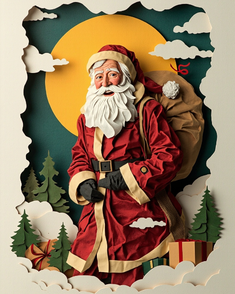 Christmas e-card design