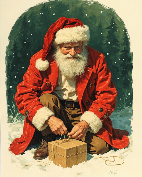 Christmas e-card design