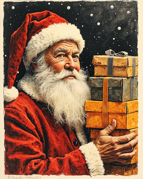 Christmas e-card design