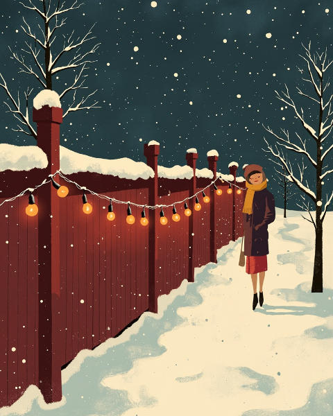 Christmas e-card design