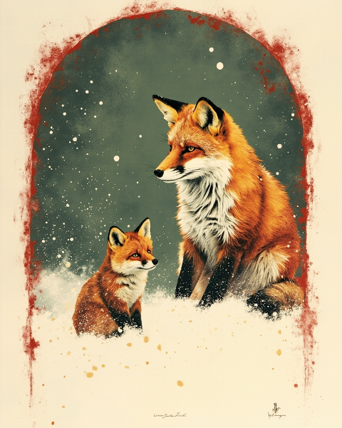 Christmas e-card design