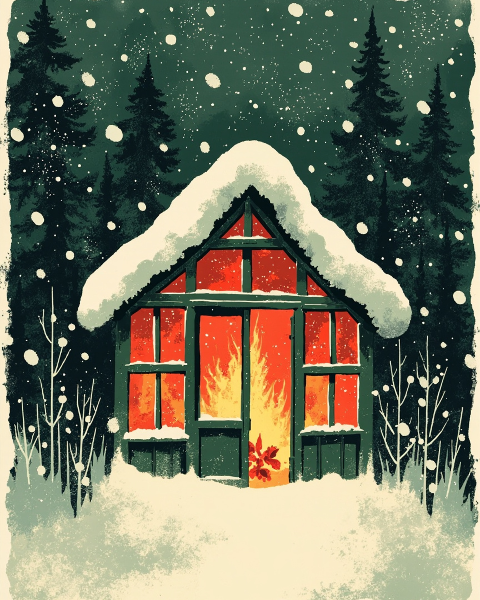 Christmas e-card design