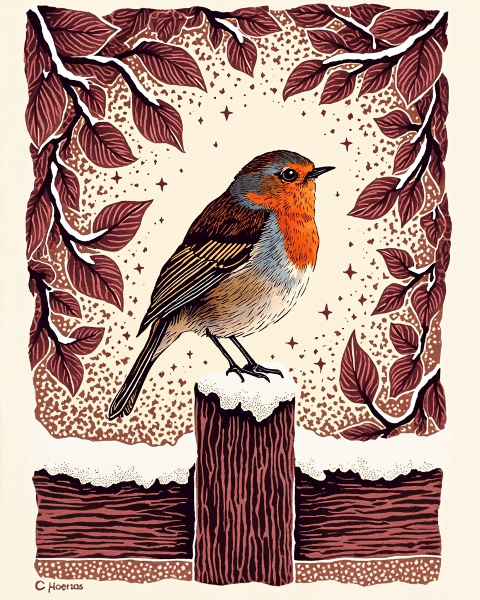 Christmas e-card design