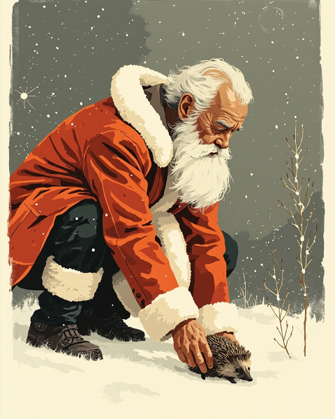 Christmas e-card design
