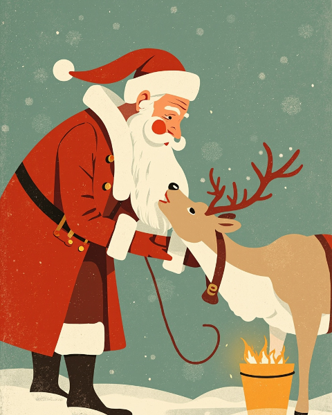 Christmas e-card design