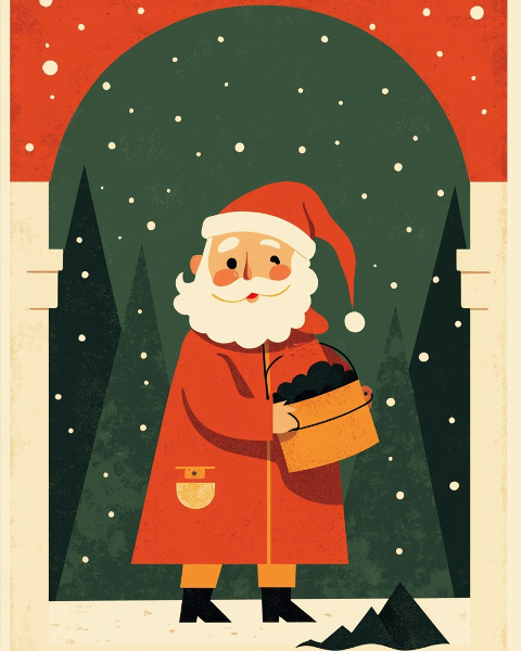 Christmas e-card design