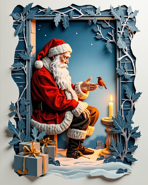 Christmas e-card design