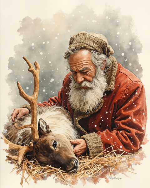 Christmas e-card design