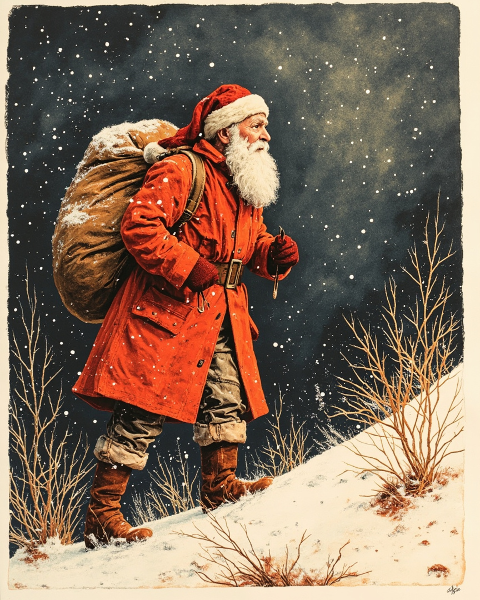 Christmas e-card design