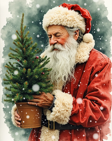 Christmas e-card design