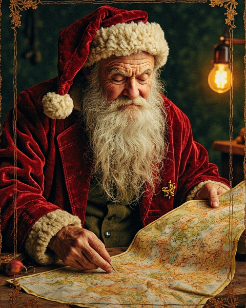 Christmas e-card design