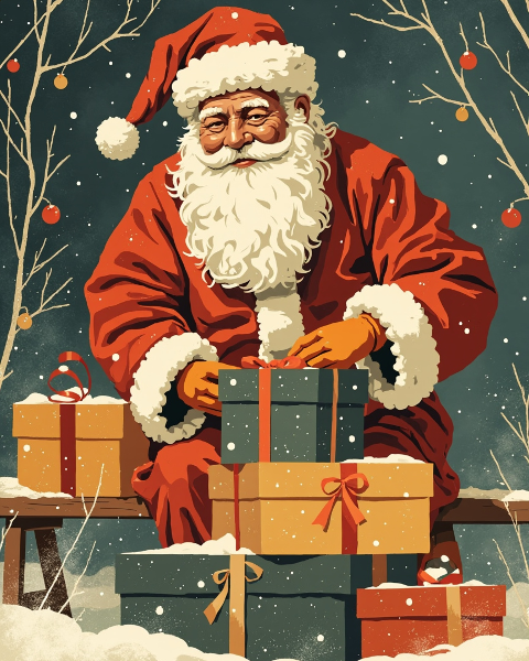 Christmas e-card design
