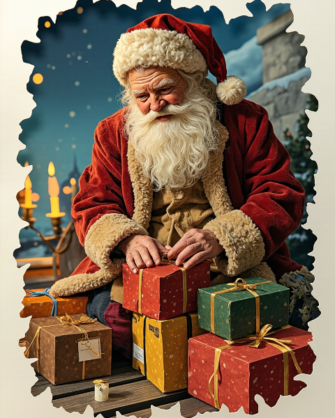 Christmas e-card design